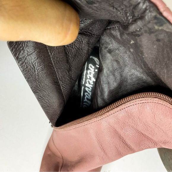 L'INTERVALLE Elegant Nude Pink Leather Ankle Boots - Picture 8 of 9